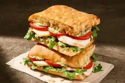 Toasted Caprese Focaccia